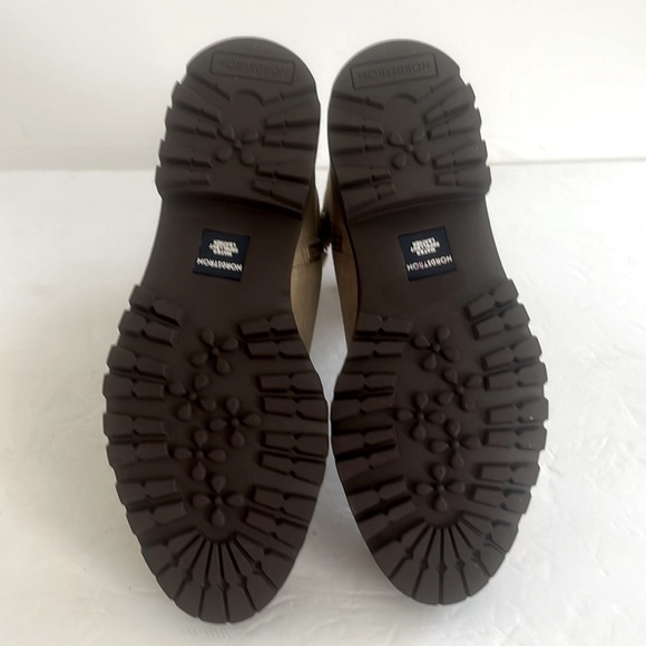 NORDSTROM Noomonie Weather Repellent Leather Suede Tan Lace-Up Boots Size 7 NEW - Picture 12 of 12